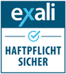 Exali Berufshaftpflicht-Siegel, geprüfte Berufshaftpflicht